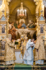 Slujba dumnezeiască solemnă în catedrala „Hristos Mântuitorul” de ziua nașterii sale Sanctitatea Sa Patriarhul Chiril. Dumnezeiasca Liturghie. Hirotonia arhimandritului Ignatii (Suranov) în treapta de episcop de Mariynsky-Posad